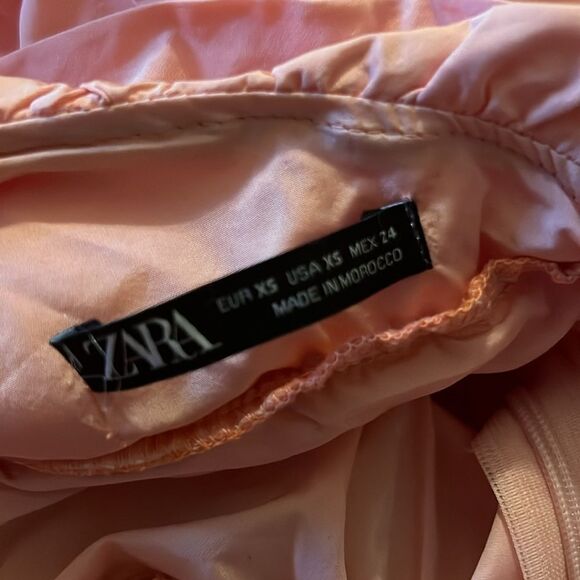 ZARA  Limited Edition Ruffled Asymmetric Dress xs - Picture 10 of 11